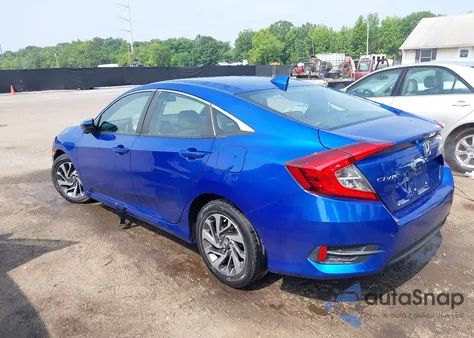 2017 Honda Civic Ex from USA, damaged, VIN 19XFC2F76HE216665